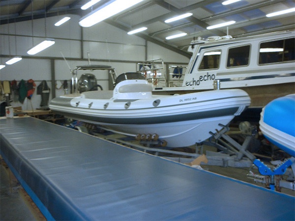 Retube of RibTec Mayan Queen Superyacht Tender