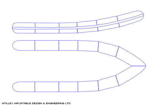rib tube design sectional